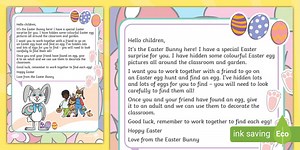 Easter Letter From the Easter Bunny