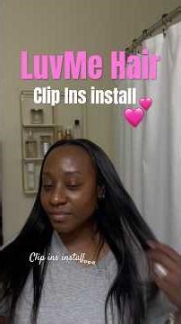 Protective hairstyle using clip ins no pain! Ft LuvMe Hair Clip Ins #luvmehair #protectivestyles