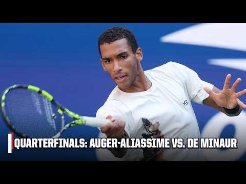 Quarterfinal: No. 25 Felix Auger-Aliassime vs. No. 8 Alex de Minaur | Full Highlights | 2025 US Open