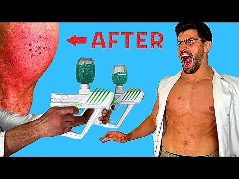 Creating the WORST GEL BULLETS INJURY of all Time | Extreme Gel Blaster & Splatter Ball Experiment
