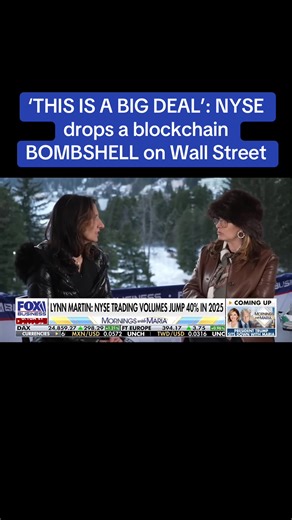 ‘THIS IS A BIG DEAL’: NYSE drops a blockchain BOMBSHELL on Wall Street #trump #mariabartiromo #presidenttrump #donaldtrump #lynnmartin