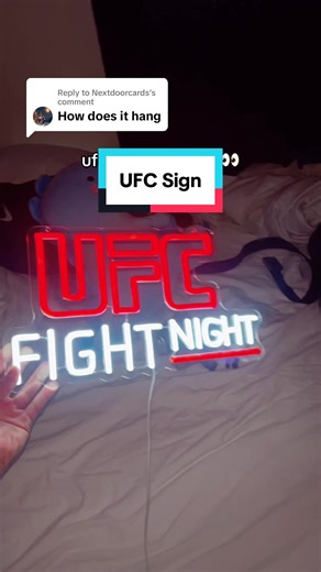 UFC Sign Perfect for Your Room Decor