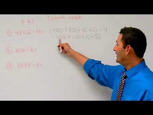 4th Grade Math: Using Expanded Notation to Divide