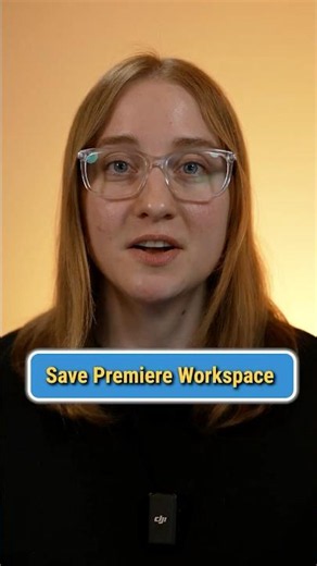 How to save a custom premiere pro workspace layout #adobepremierepro #tutorial #videoediting