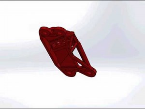 GE jet engine bracket