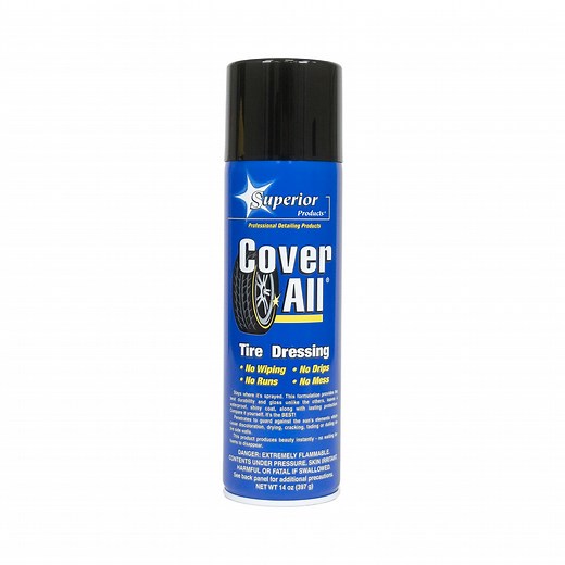 Cover All High-Gloss Aerosol - Tire Shine & Dressing - Superior Products