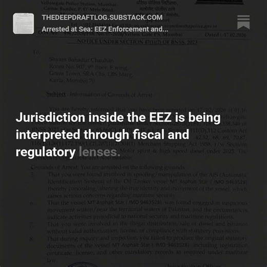 The Master’s Trap: Criminal Liability & EEZ Enforcement Explained