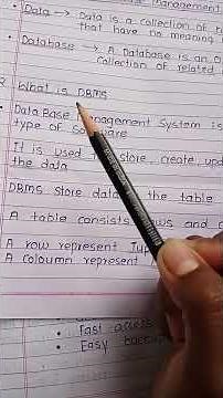 Introduction to DBMS | Database Management System Explain