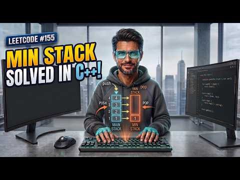 Min Stack in C++ 🔥 | Design a Stack with O(1) Minimum | DSA Series #30