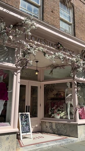 the charleston love shack is a dream #charleston #loveshackfancy #loveshackfancyhaul #loveshackfancystore #charlestonsc #kingstreet #charlestonshopping #costalgranddaughter #costalgrandmother #summerdresses #cottagecore #cottagecoredress