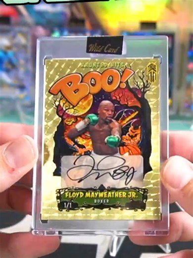 Wild Card Floyd Mayweather Autograph Card Unveiled