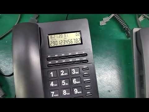 In Stock! ECG-019 Wired Caller ID Phone | FSK/DTMF Dual Mode, LCD Display – OEM Wholesale Ready