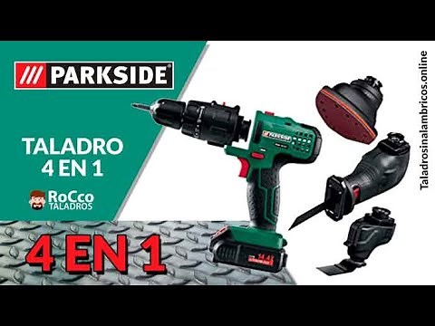 Parkside 4 En 1 ✔️ Taladro Multifuncional De 20V