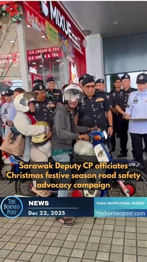 Sarawak Deputy Police Commissioner DCP Saifullizan Ishak revealed that 700 police officers will be deployed statewide under the Road Safety Advocacy Campaign in conjunction with the Christmas celebrations. | The Borneo Post