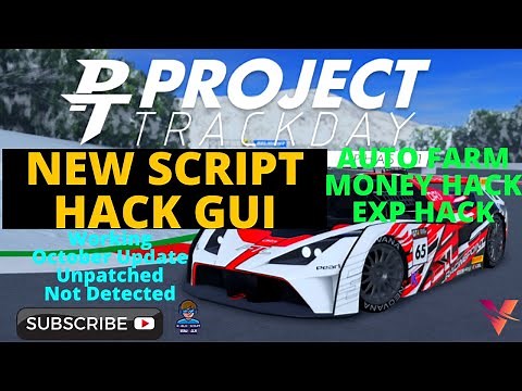 Project Trackday Script | Infinite Exp | Auto Farm | Roblox GUI