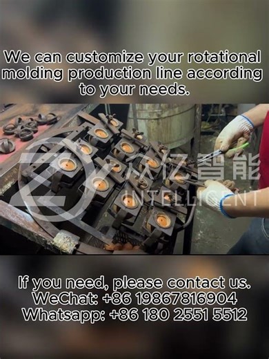 PVC rotational molding production line customization