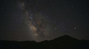 8K Milky Way Stars In Night Sky