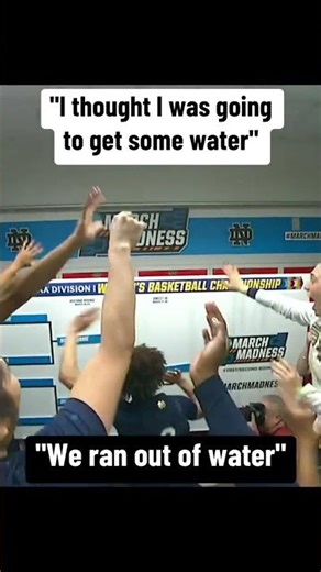 The Notre Dame locker room was jumping after their win against OSU 👏