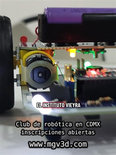 Club de robótica en CDMX, aprende a crear robots desde cero y participa en competencias haciendo tus ideas, tus proyectos realidad con asesoría profesional #picabyte #educación #arduino #electronica #robótica www.mgv3d.com