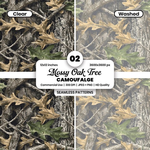 Mossy Oak Camouflage Seamless Pattern, Y2K Woodland Camo Background for Hunting, Fabric, Crafting, Apparels, Dog Collars, Digital Papers PNG - Etsy