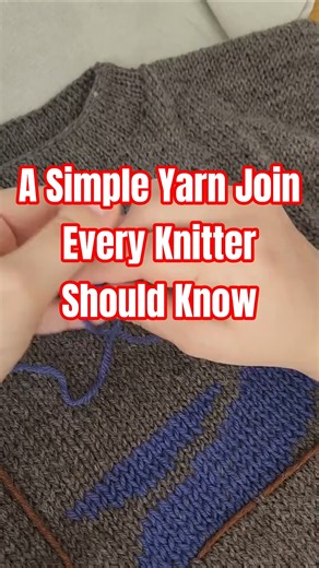 The Best Way to Join Two Yarns #howtoknit #knittinginstructions #beginnerknitter #yarn