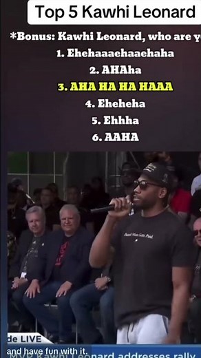Top Kawhi Leonard laughing moments