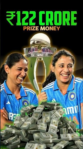 Big Prize Money by ICC for Women's World Cup 2025! 🤯🤑 #shorts #shortsfeed