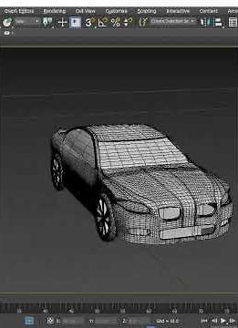 3D max car modeling