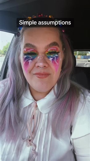 Ive had this conversation before but not with rainbows all over my face #retail #makeup #customerservice #storytime #makeupstore #job #skit #truestory #work #pridemonth