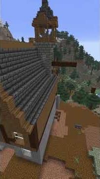 I built a cool Minecraft blacksmith build #minecraft #survivalmode #gaming #minecraftbuilding