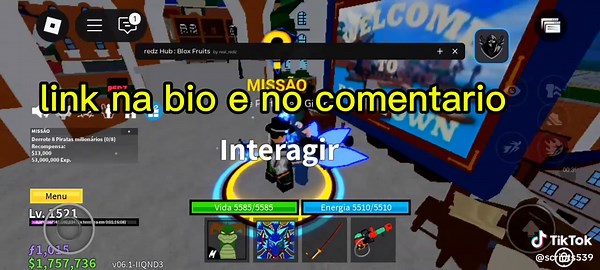 link na bio #scripts #bloxfruits #roblox #server #discord #fyp #delta