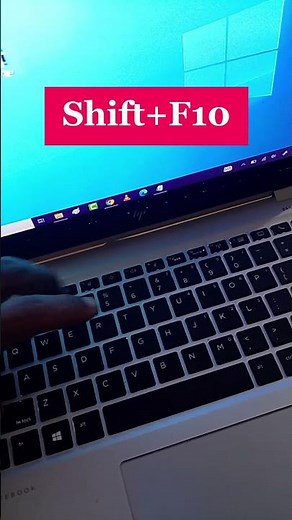 Right Click On Folder Shortcut Key Windows #shortcut #shorts #windows #trending #tricks