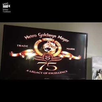 BBC video MGM UA home video & MGM 75 year logo 1990 1993 & 1999