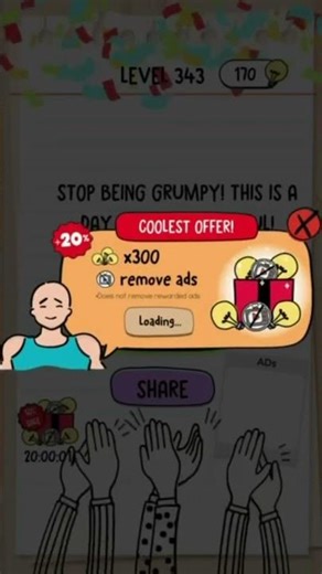 Brain Test Level 343 Answer | They are hungry and grumpy