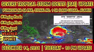16K views · 384 reactions | WEATHER UPDATE | SEVERE TROPICAL STORM ODETTE UPDATE | PAG-ASA WEATHER UPDATE | Sir Zmor | Facebook