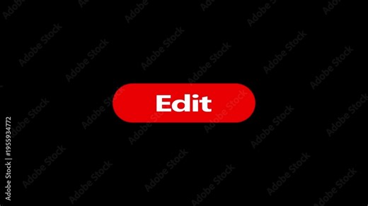 Mouse pointer clicking edit button motion