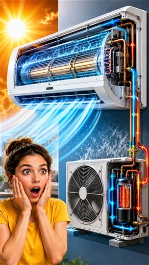 how does an air conditioner work ?