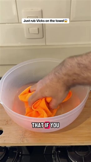 Just rub Vicks on the towel#tips #healthtips #practicaltips | towel