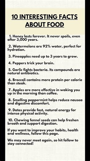 10 Interesting Food Facts That Will Completely Change How You Eat | Mind-Blowing Nutrition #agewell