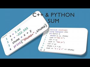 Algorithm 1.2 Sum two numbers in C++ and Python