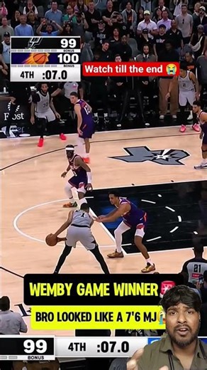 WEMBY GAME WINNER! 😱 Victor Wembanyama Sends Spurs To Playoffs | #NBA #Shorts