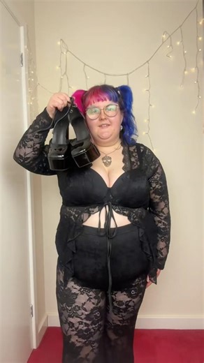 plus size gothic outfit idea ☠️ #shorts #plussize #outfit