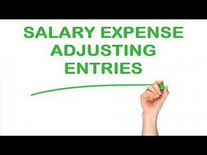 Module 3, V11 - SALARY EXPENSE Adjusting Entry Example