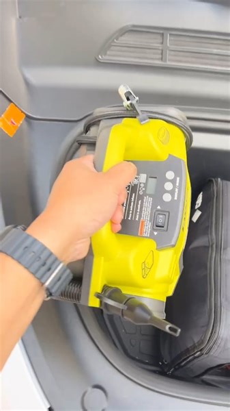 When the unexpected happens, RYOBI has your back! @Kelvindownunder (Instagram) uses his RYOBI 18V ONE Inflator / Deflator tool to pump up his tyres to the optimal tyre pressure. Learn more -https://www.ryobi.com.au/products/details/18v-one-inflator-deflator-tool-only-cit1800g #RYOBIau #batterypowered #RYOBImade #RYOBIpowertools #tyrepump #inflator | RYOBI Australia