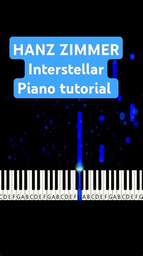 Hanz Zimmer - Interstellar - Piano tutorial | #learnpiano #pianotutorial #synthesia #edenkeys