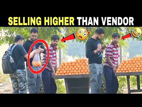 Selling Fruits Higher Price In Front Of Vendor 😅| Part 3 | Prakash Peswani |