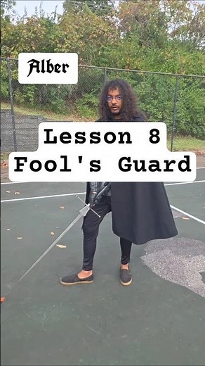 German Longsword Lesson 8: Guards: Alber/Fool's Guard #hema #martialarts #longsword #fencing