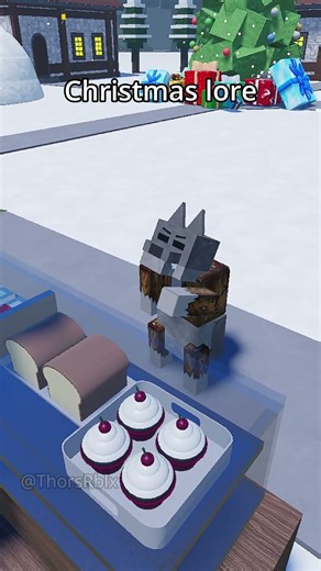 Wolf Lore (Christmas Edition) ft. Beggar wolf #shorts #roblox #usa #99nightintheforest