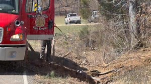 THE FIREFIGHT: Take a look at this new WOPC video from a brush fire happening on Crooked Creek Rd. This shows crews from Lobelville and Pineview rushing in to save structures from this rekindled brush fire. The fire is under control. Avoid all outdoor burning this week! | 101.3 WOPC