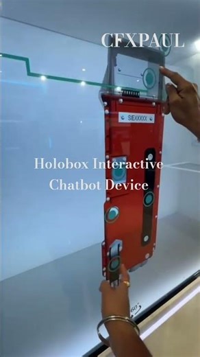 Holobox Interactive Chatbot Device - Live Teleportation Interaction, Customised Chatbot ‪@CFXPaul‬